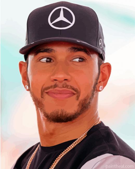 Lewis Hamilton Painting By Numbers Kits