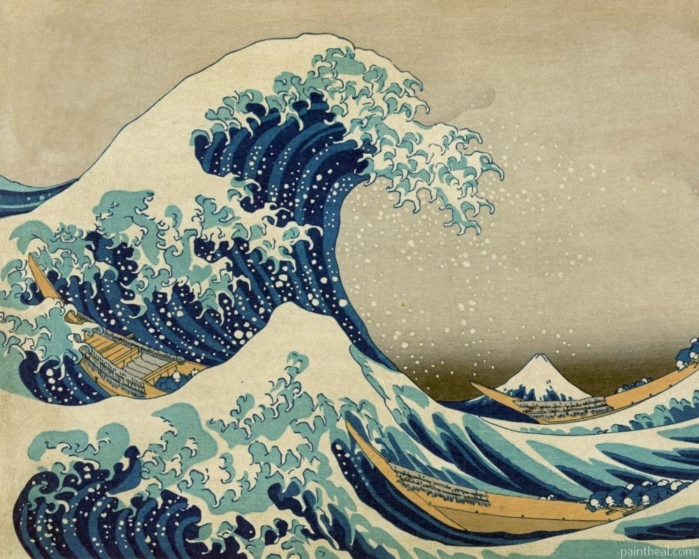 The Great Wave Off Kanagawa Painting By Numbers Kits