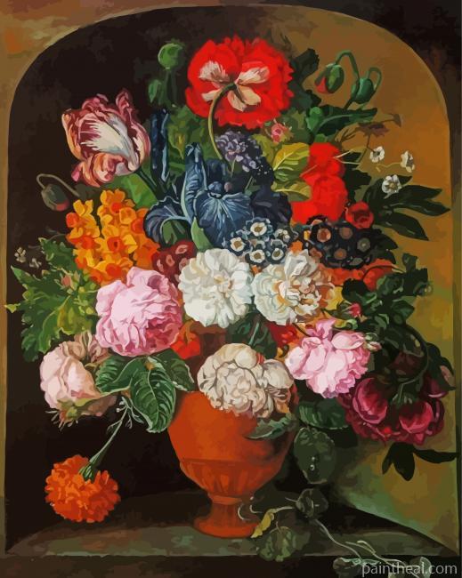Aesthetic Cool Old Masters Flowers Painting By Numbers Kits