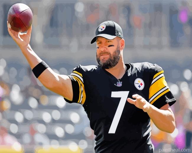 Ben Roethlisberger American Football Player Painting By Numbers Kits