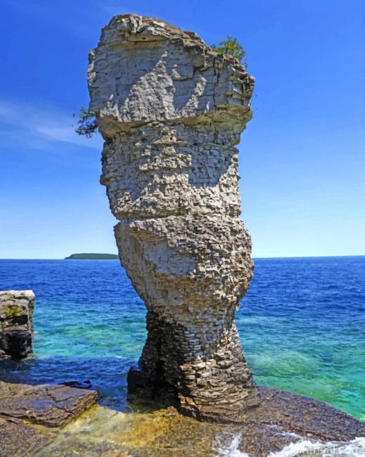 Flowerpot Island Tobermory Painting By Numbers Kits