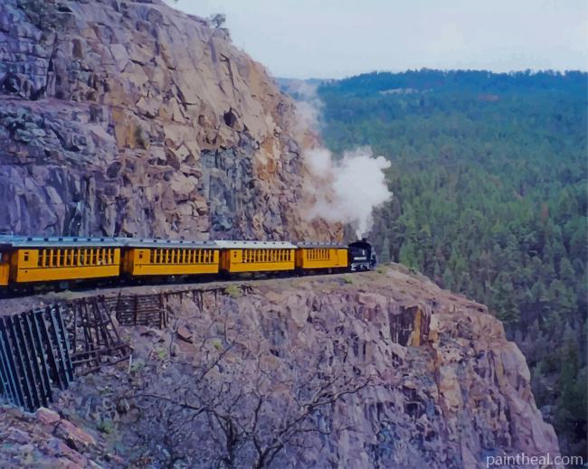 Durango Train NEW Painting By Numbers Kits