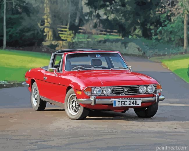Cool Triumph Stag Painting By Numbers Kits