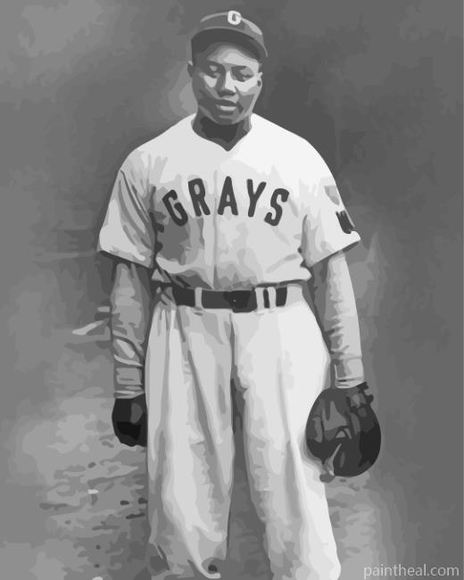 Josh Gibson Baseball Player Painting By Numbers Kits