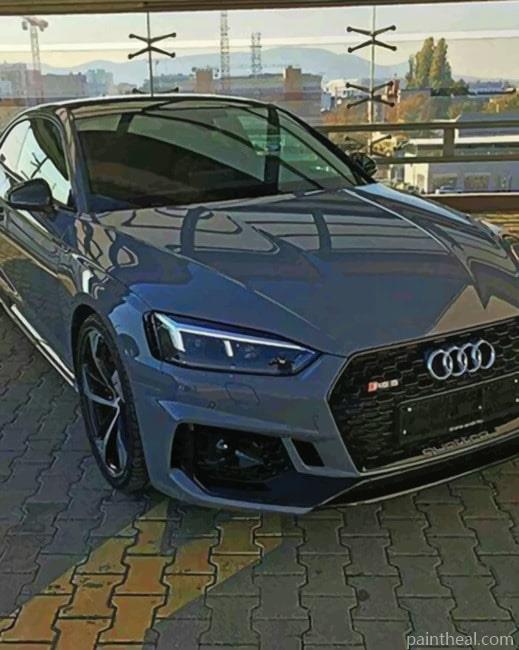 Grey Audi A5 Painting By Numbers Kits
