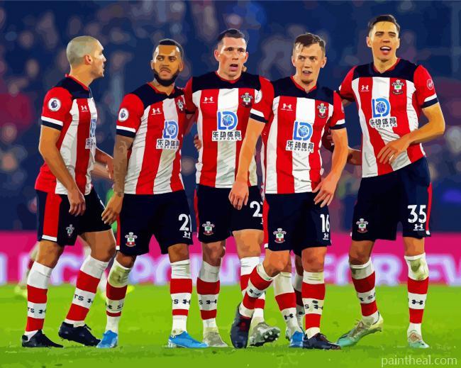 Southampton Fc Team Painting By Numbers Kits