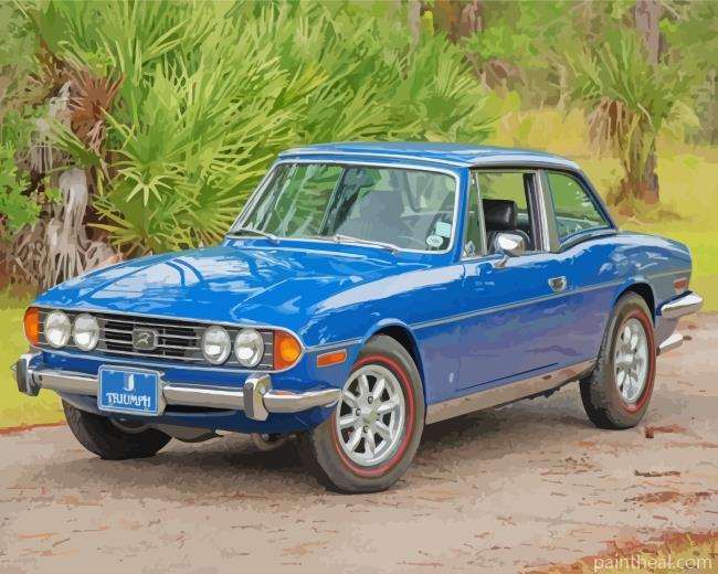 Blue Triumph Stag Painting By Numbers Kits