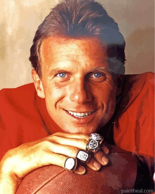 Joe Montana American Football Player Painting By Numbers Kits