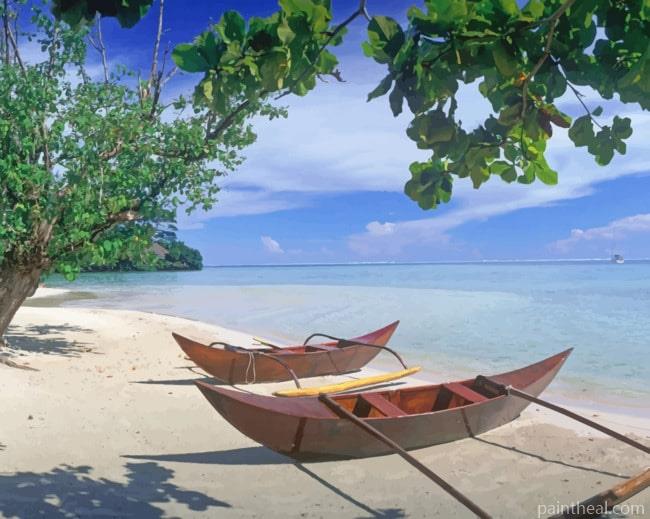 Hana Iti Beach Painting By Numbers Kits