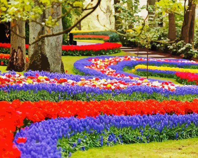 Flowers Show Painting By Numbers Kits