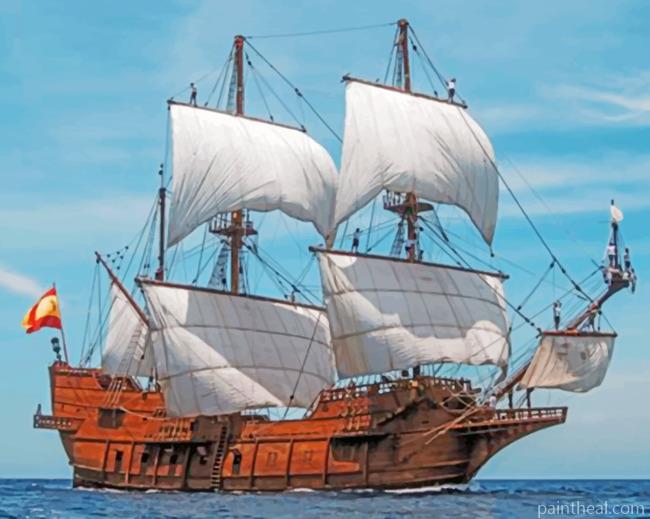 Tall Ship Painting By Numbers Kits