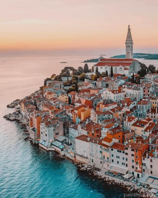 Island Croatia Painting By Numbers Kits