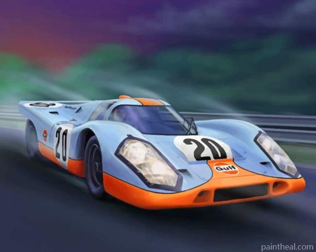 Porsche 917 Car Painting By Numbers Kits