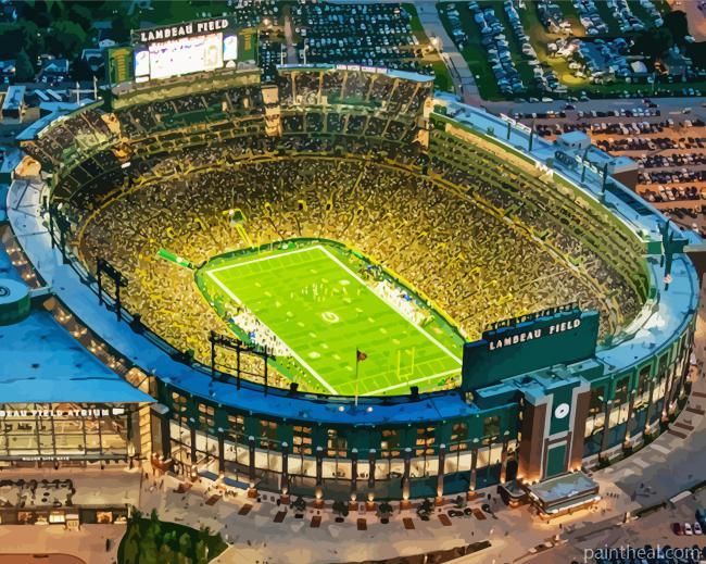 Lambeau Painting By Numbers Kits
