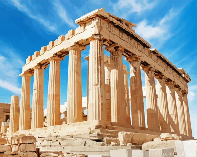 Parthenon Painting By Numbers Kits