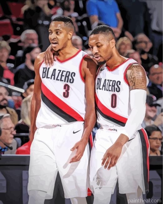Blazers Players Painting By Numbers Kits