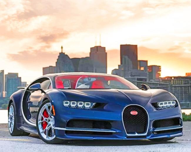 Bugatti Car NEW Painting By Numbers Kits