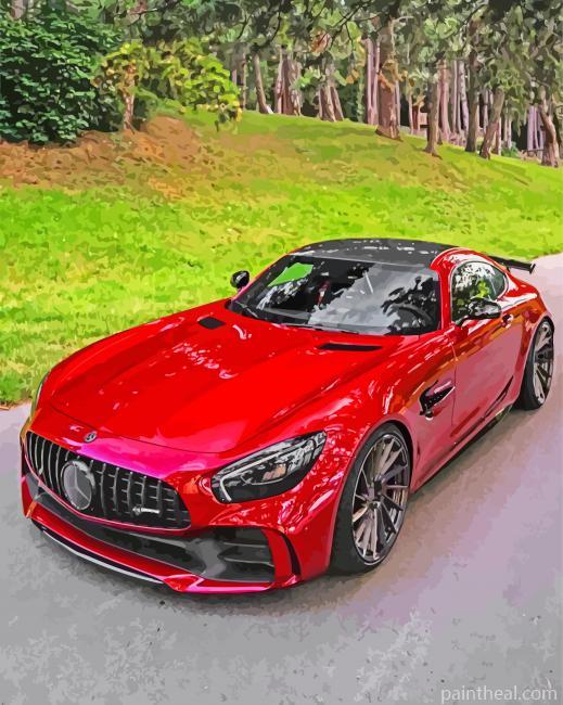 Aesthetic Mercedes Painting By Numbers Kits