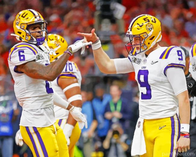 LSU Tigers football Painting By Numbers Kits