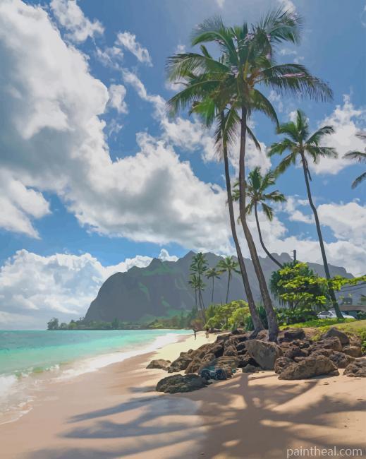 Seaside Hawaii Painting By Numbers Kits