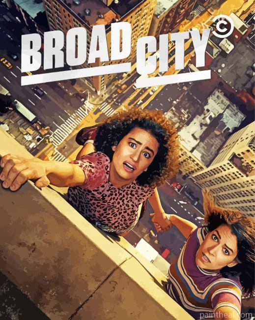 Broad City Poster Painting By Numbers Kits