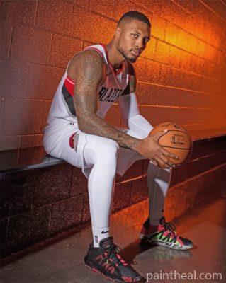 Damian Lillard Basketball Painting By Numbers Kits