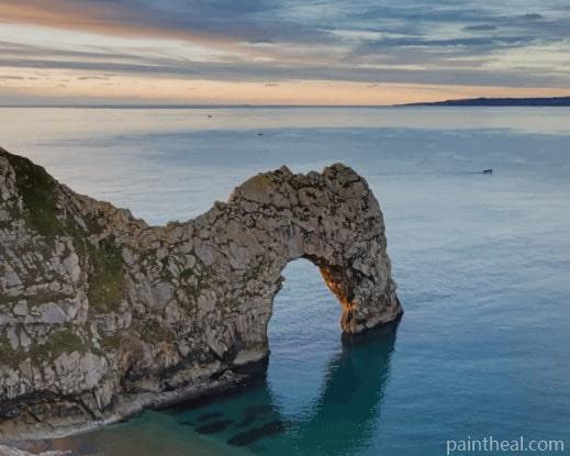 Island Arch In Ocean Painting By Numbers Kits