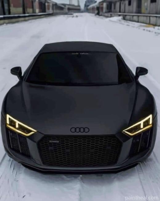 Black Audi R8 NEW Painting By Numbers Kits