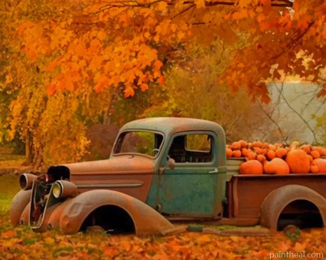 Ford In Autumn NEW Painting By Numbers Kits