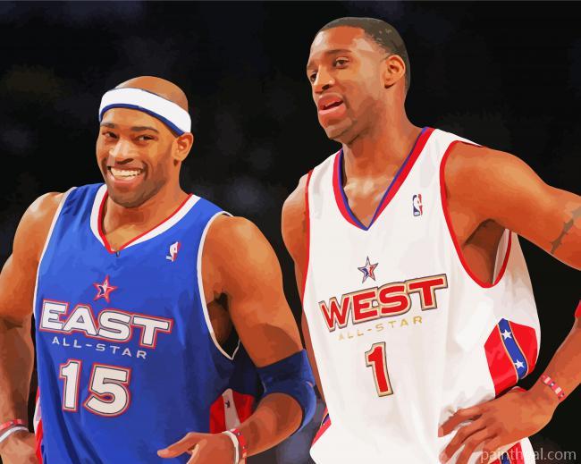 Vince Carter And Tracy McGrady Painting By Numbers Kits