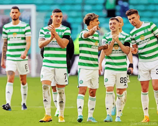 Celtic FC Players Painting By Numbers Kits