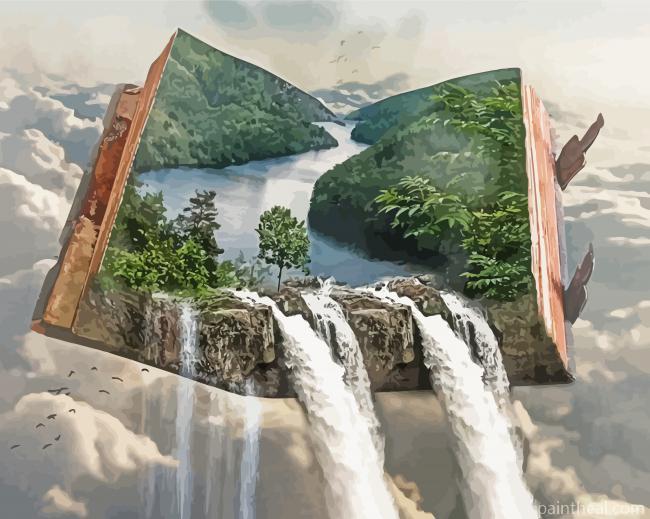 Fantasy Buckled Book Painting By Numbers Kits