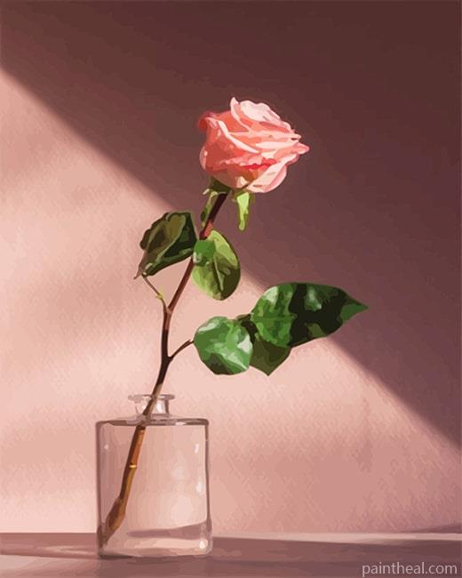 The Lonely Rose Painting By Numbers Kits