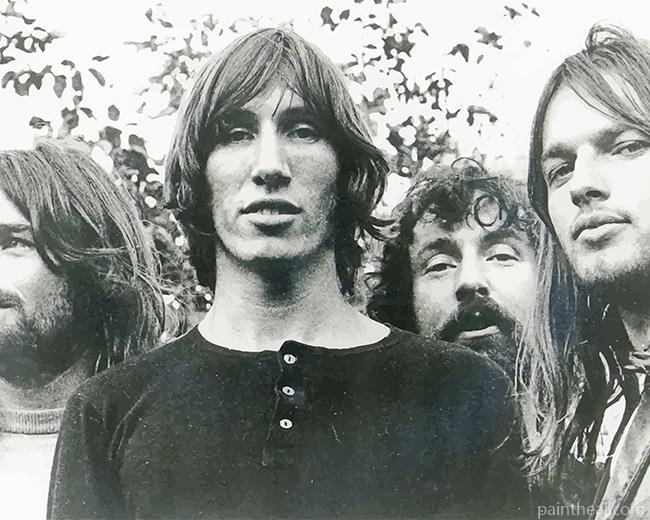 Pink Floyd Black And White Painting By Numbers Kits