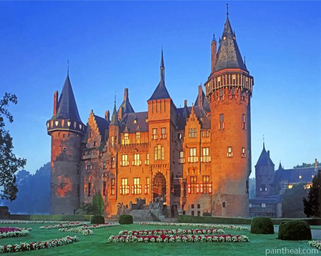 Castle De Haar Painting By Numbers Kits