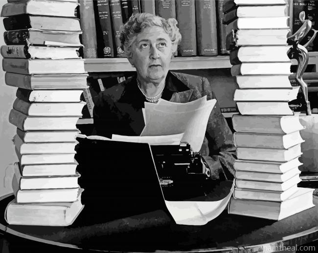 The Writer Agatha Christie Painting By Numbers Kits