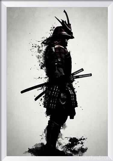 Japanese Swordsman Painting By Numbers Kits