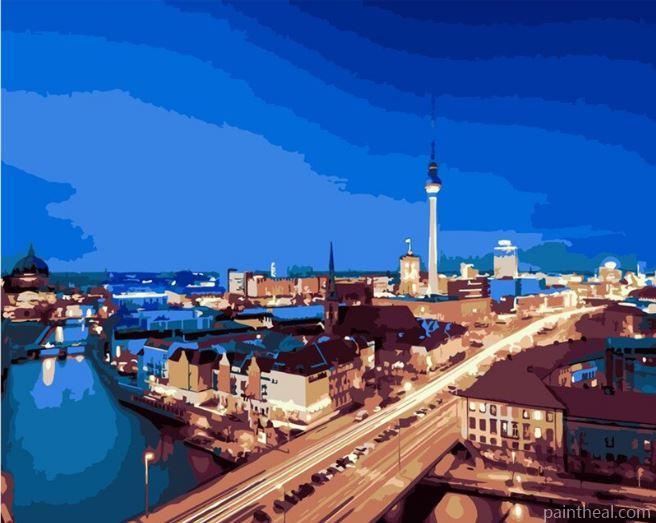 Berlin Alexanderplatz Cities Painting By Numbers Kits