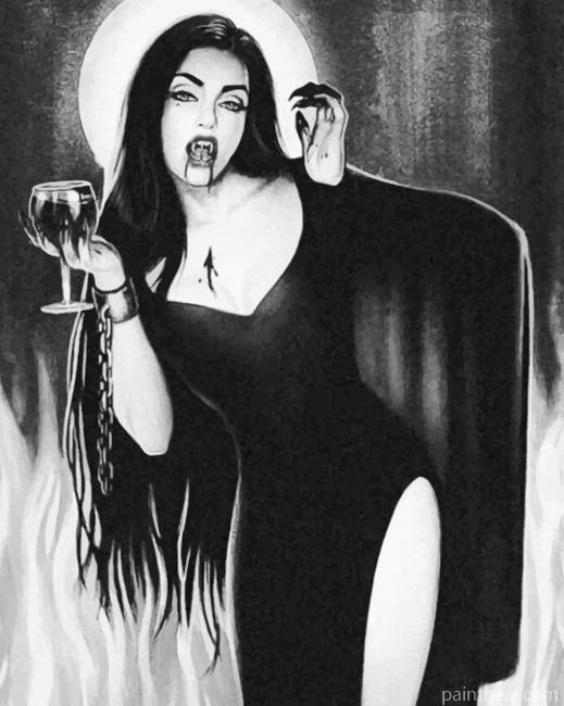 Vampire Woman Painting By Numbers Kits