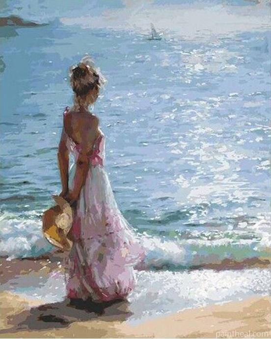 Sea Girl Painting By Numbers Kits