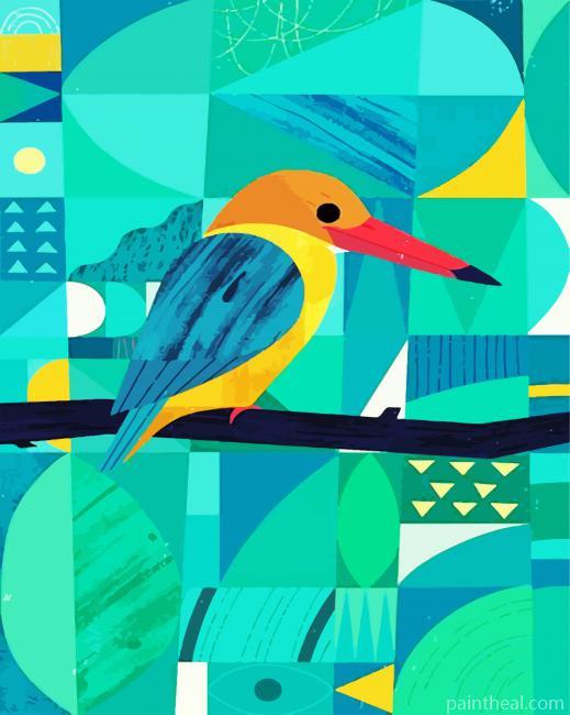 Aesthetic Bird Painting By Numbers Kits