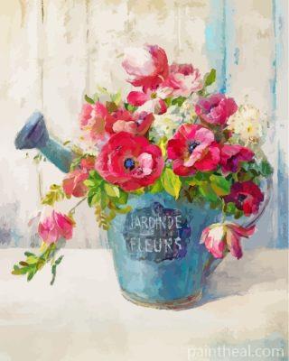 Flowers Vase Painting By Numbers Kits