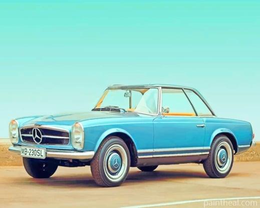 Mercedes Benz Classic Car NEW Painting By Numbers Kits