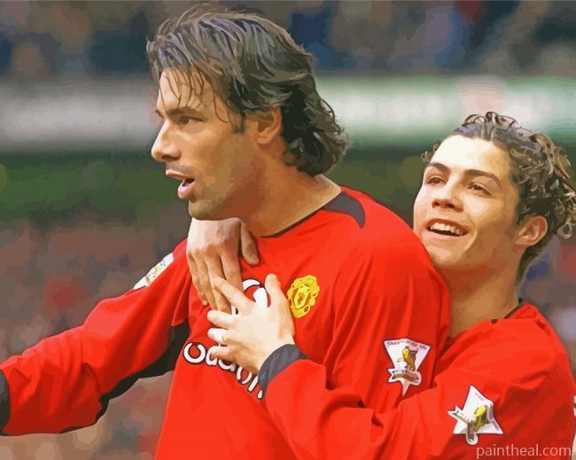 Ruud Van And Cristiano Ronaldo Painting By Numbers Kits