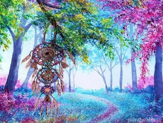 Dream Forest Landscape Painting By Numbers Kits