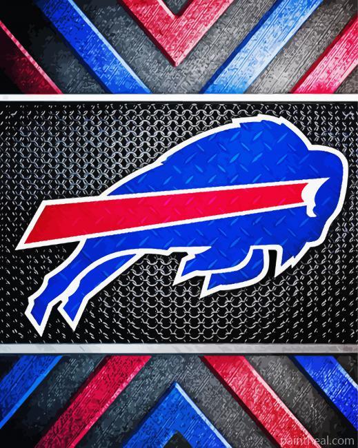 Buffalo Bills Logo Painting By Numbers Kits