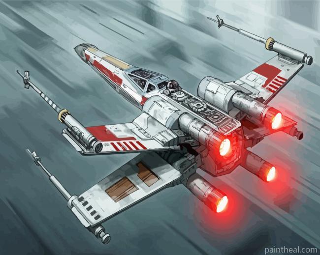 X Wing Vehicle Painting By Numbers Kits
