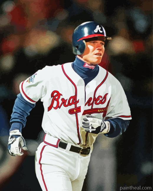 Chipper Jones Painting By Numbers Kits