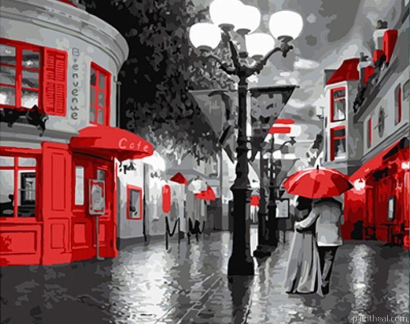 City Streets Painting By Numbers Kits