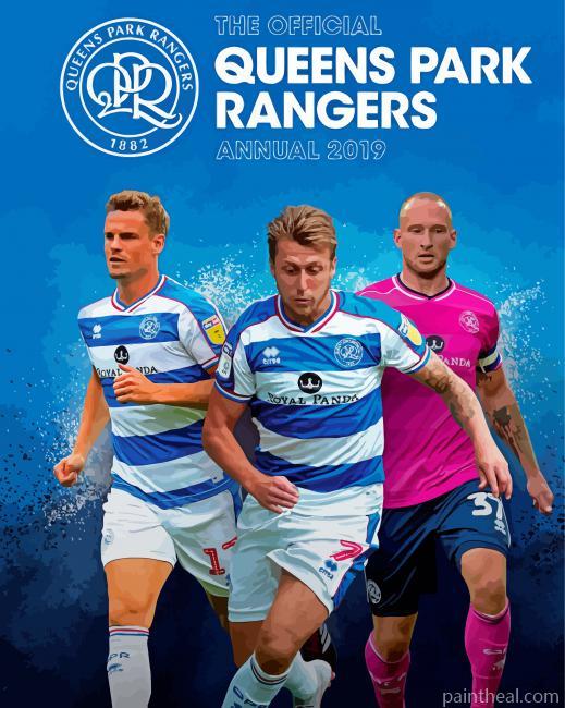 Queens Park Rangers Football Team Painting By Numbers Kits